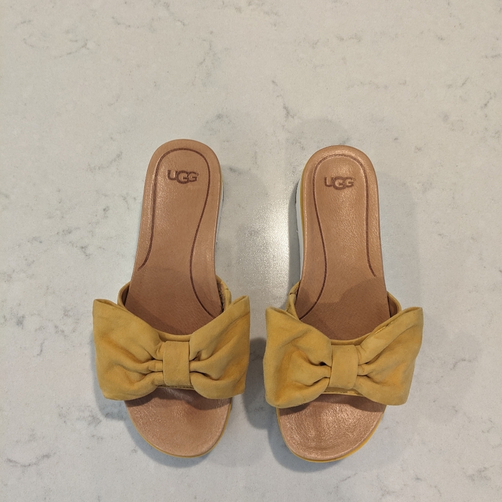 Ugg Yellow Platform Sandals